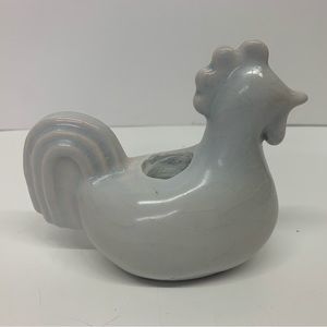 West Elm 2/$18 Chicken White Candle Taper Holder